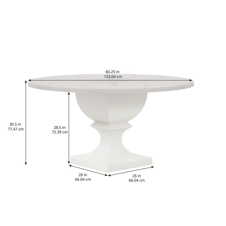 Mezzanine Round Dining Table - Grey