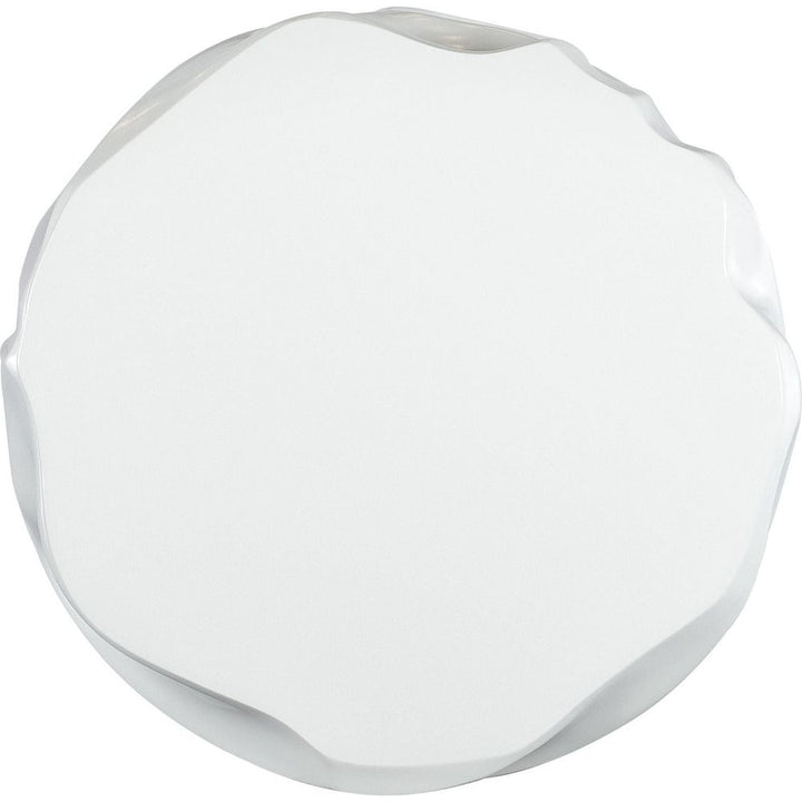 Side Tables Melange Alabaster End Table - Whites/Creams/Beiges