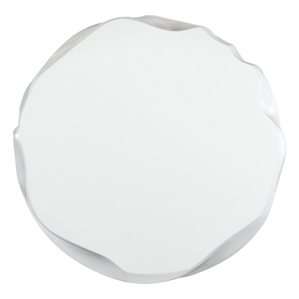 Side Tables Vibrance Alabaster End Table - Whites/Creams/Beiges