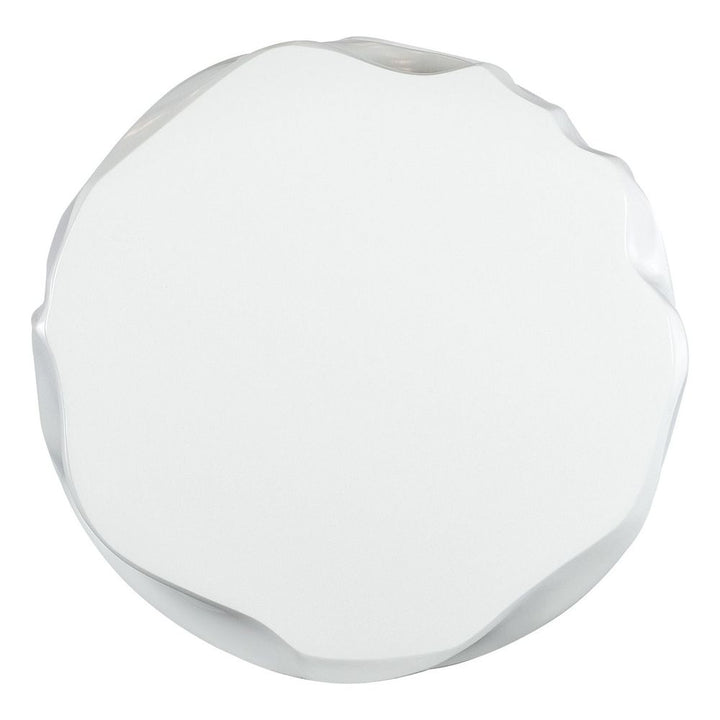 Side Tables Vibrance Alabaster End Table - Whites/Creams/Beiges