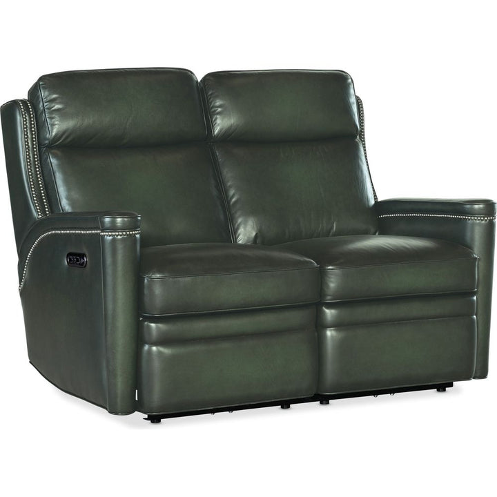 Sofas: Recliners Hamilton Power Loveseat with Power Headrest - Green