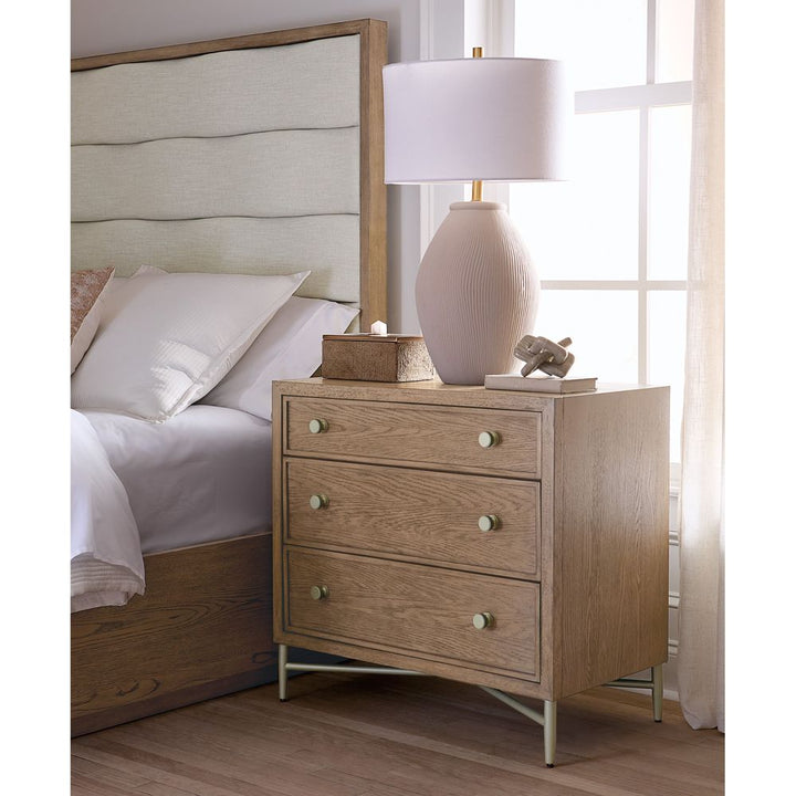 Nightstands Sonnet Three-Drawer Nightstand - Medium Wood