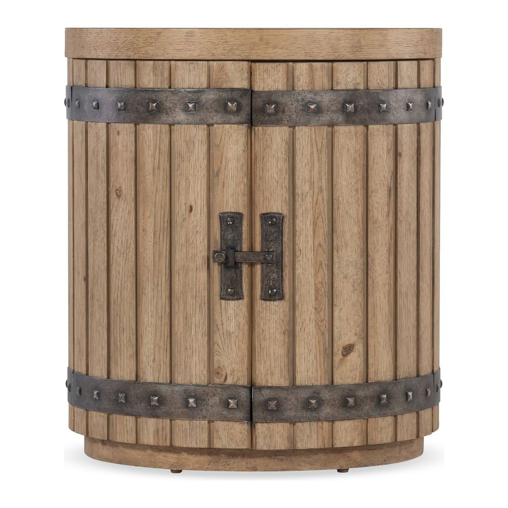 Side Tables Terrace Row Wine Barrel End Table - Light Wood
