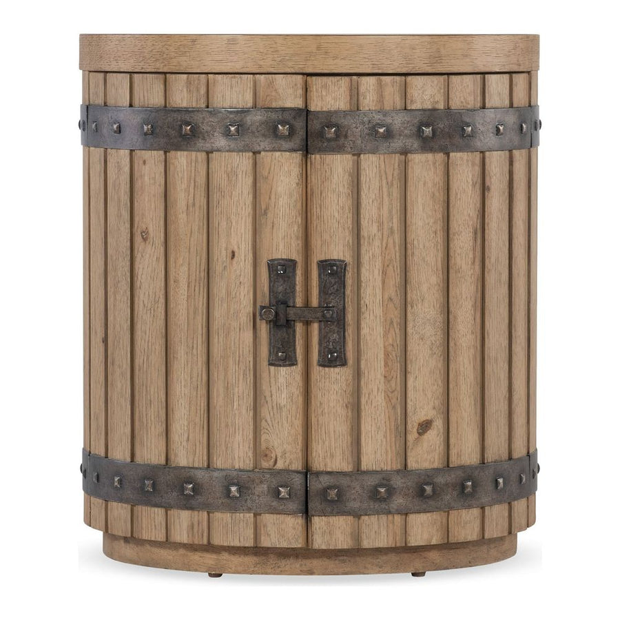 Side Tables Terrace Row Wine Barrel End Table - Light Wood