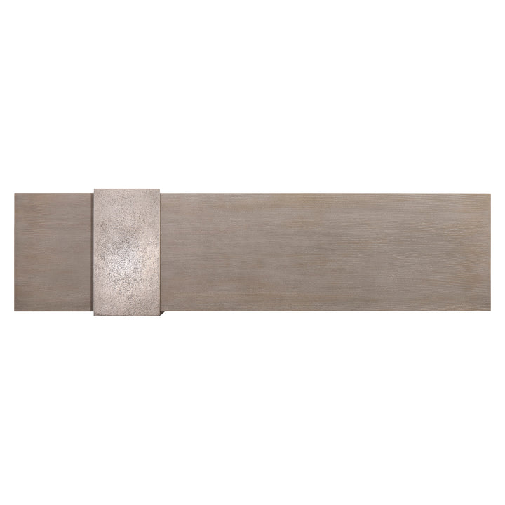 Linea Console Table in Cerused Greige Finish
