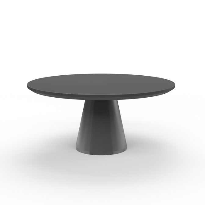 Pedestal Dining Table-Sunset West-SUNSET-6203-BRDT63-Dining TablesDark Grey-2-France and Son