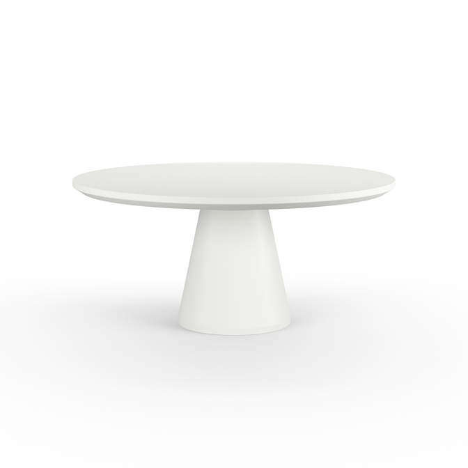 Pedestal Dining Table-Sunset West-SUNSET-6203-BRDT63-Dining TablesBone-1-France and Son