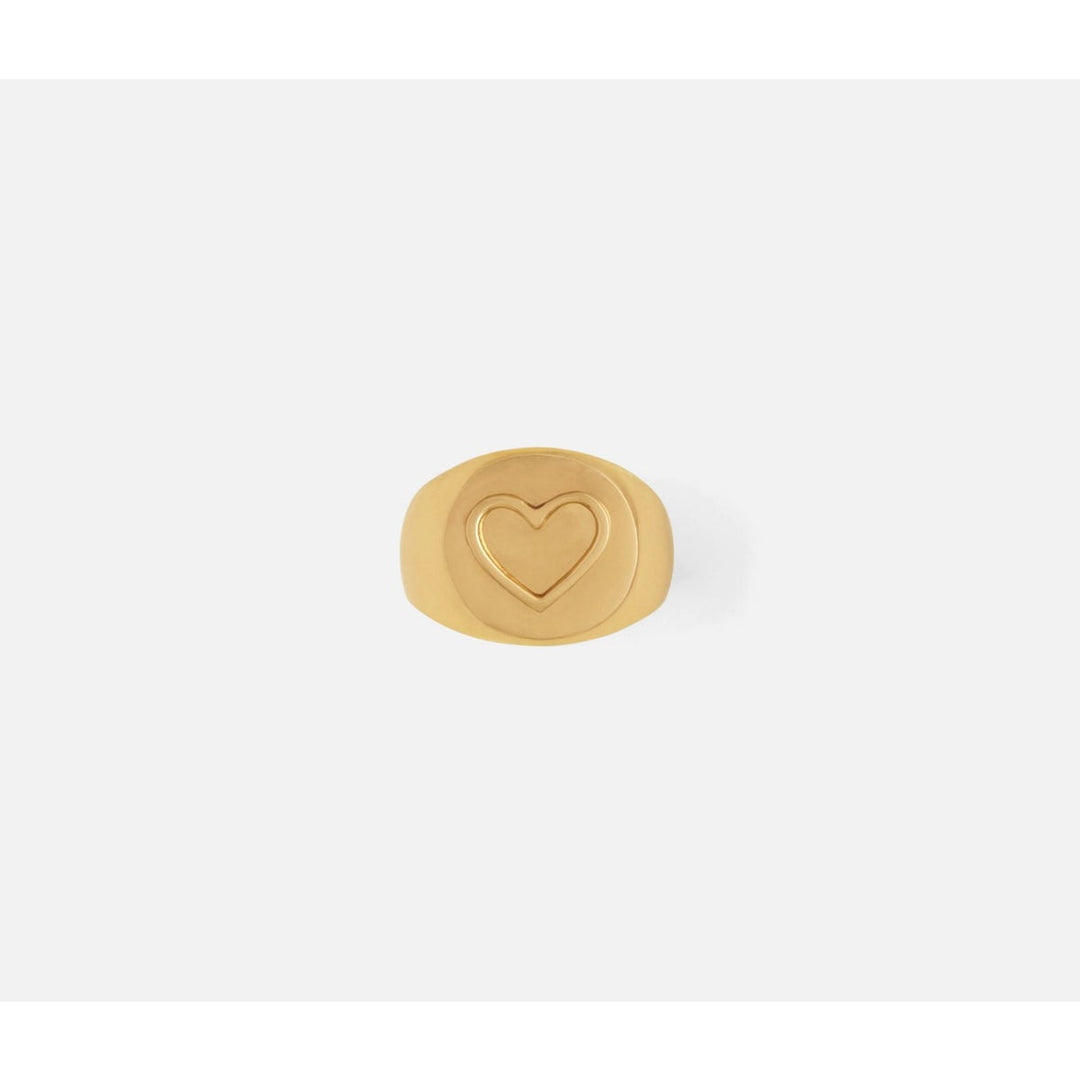 Clark Gold Napkin Ring Heart