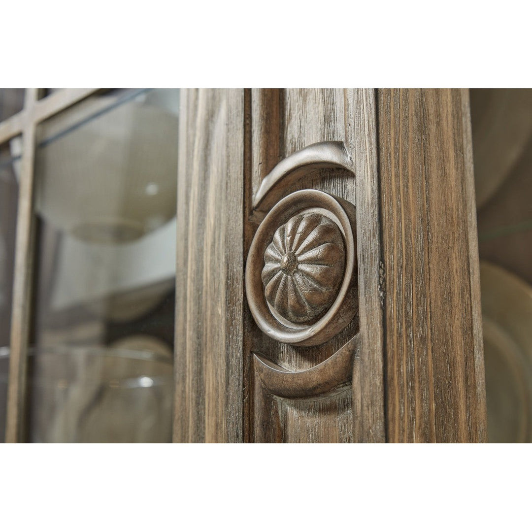 Architrave China Cabinet - Brown