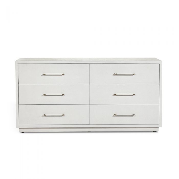Dressers & Chests Cassius 6 Drawer Chest - White