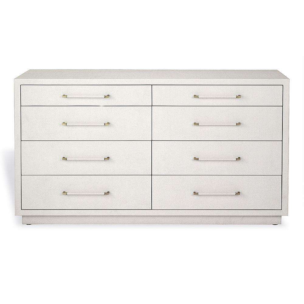 Dressers & Chests Cassius 8 Drawer Chest - White