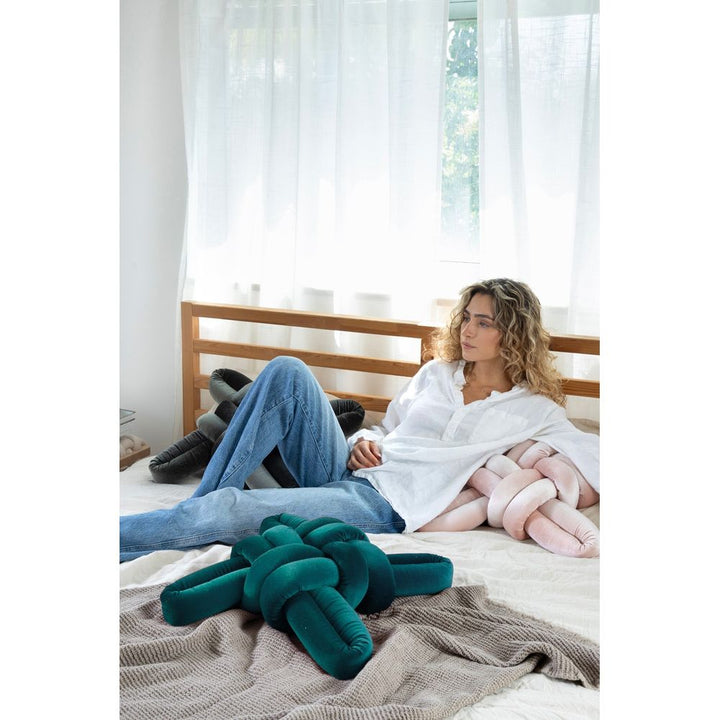 Pillows Petrol Knot Pillow