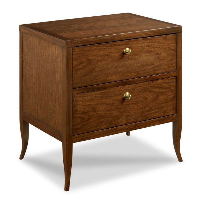 Petite Sarah Bedside Chest-Woodbridge Furniture-WOODB-TF407-10-NightstandsBordeaux Finish-1-France and Son