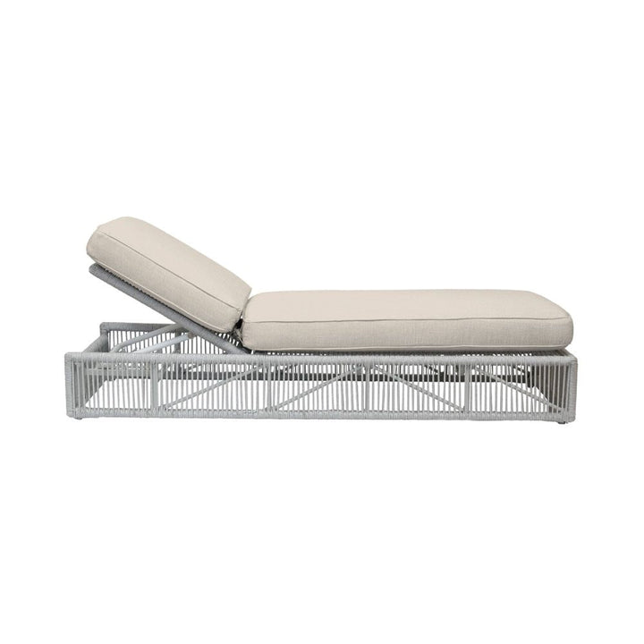 Outdoor Chaises Miami Adjustable Chaise in Echo Ash w/ Self Welt
