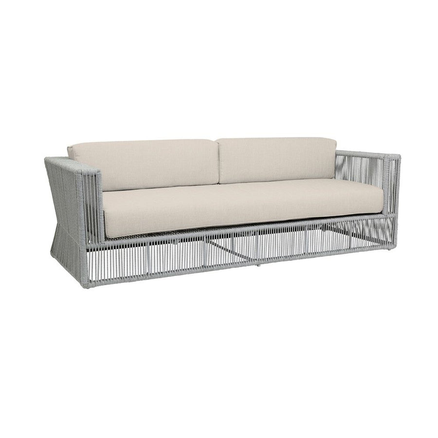 Outdoor Sofas and Sectionals Miami Sofa in Echo Ash w/ Self Welt