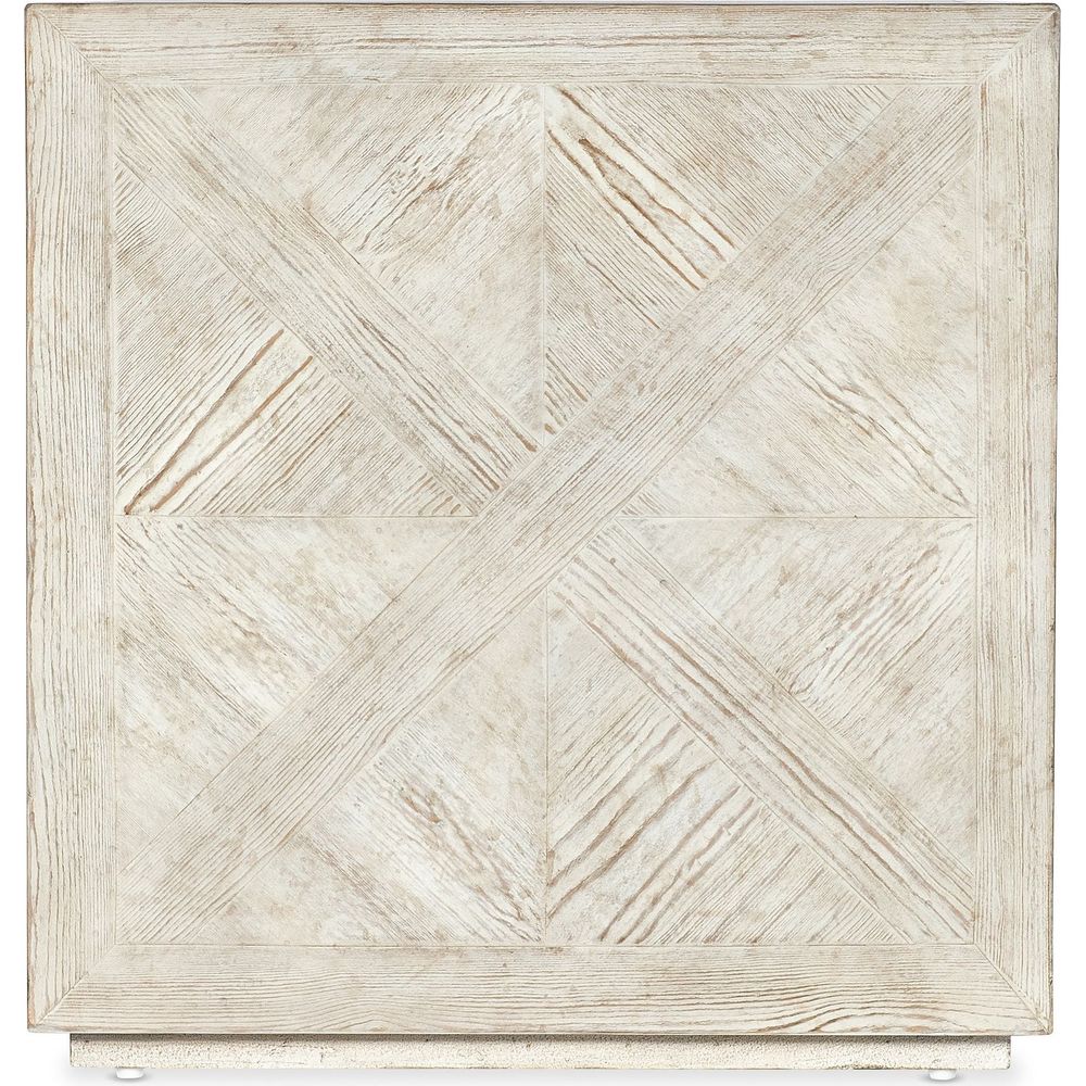 Side Tables Commerce & Market Block Buster End Table - Whites/Creams/Beiges