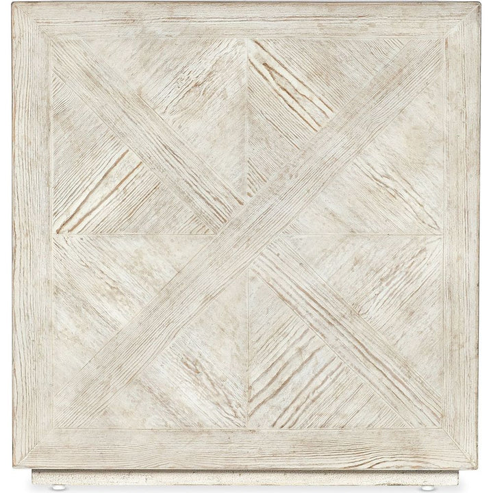 Side Tables Commerce & Market Block Buster End Table - Whites/Creams/Beiges