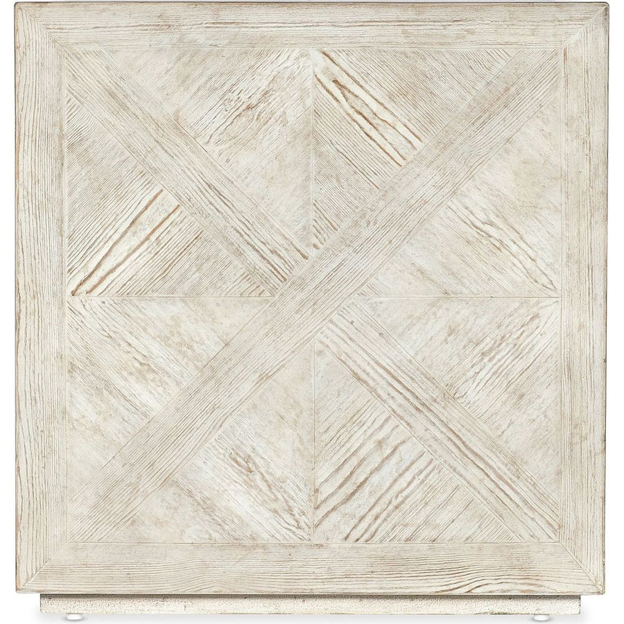 Side Tables Commerce & Market Block Buster End Table - Whites/Creams/Beiges