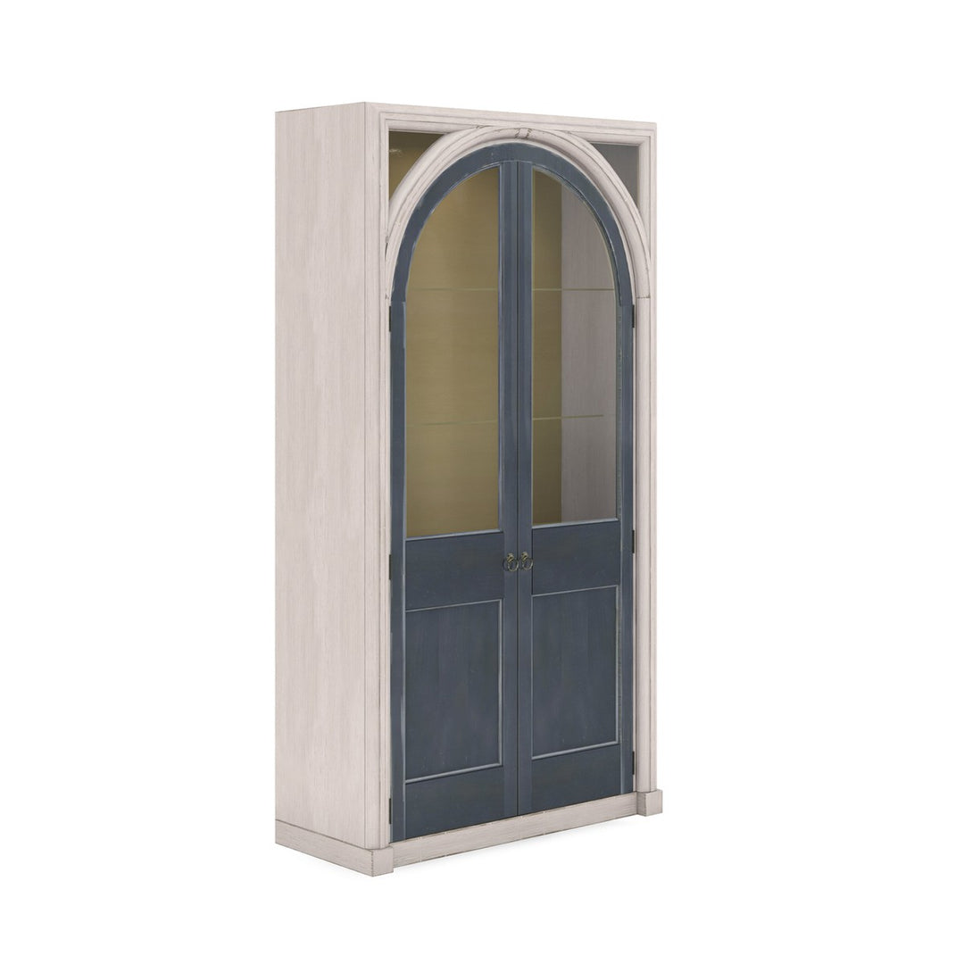 Alcove Display Cabinet - Blue, White