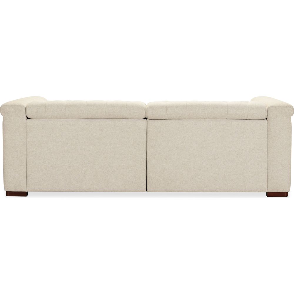 Savion Deux LAF/RAF 2 over 2 Sofa with Power Recliners and Power Headrests - Beige