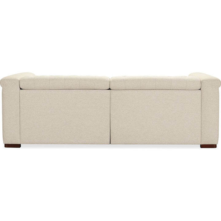 Savion Deux LAF/RAF 2 over 2 Sofa with Power Recliners and Power Headrests - Beige