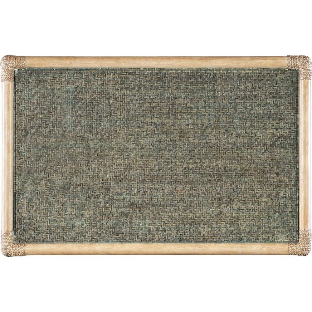 Retreat Pole Rattan Bedside Table - Greens