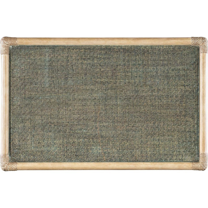 Retreat Pole Rattan Bedside Table - Greens