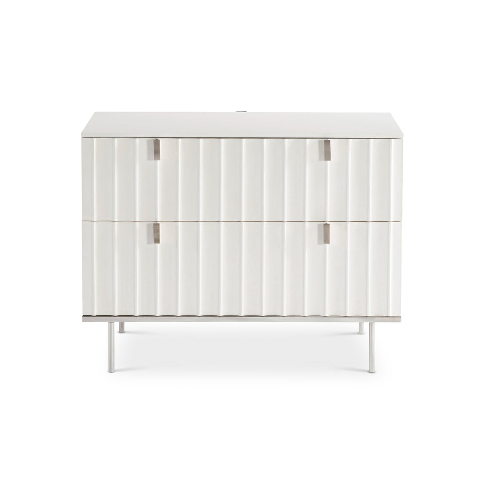 Modulum Faux Stone Nightstand