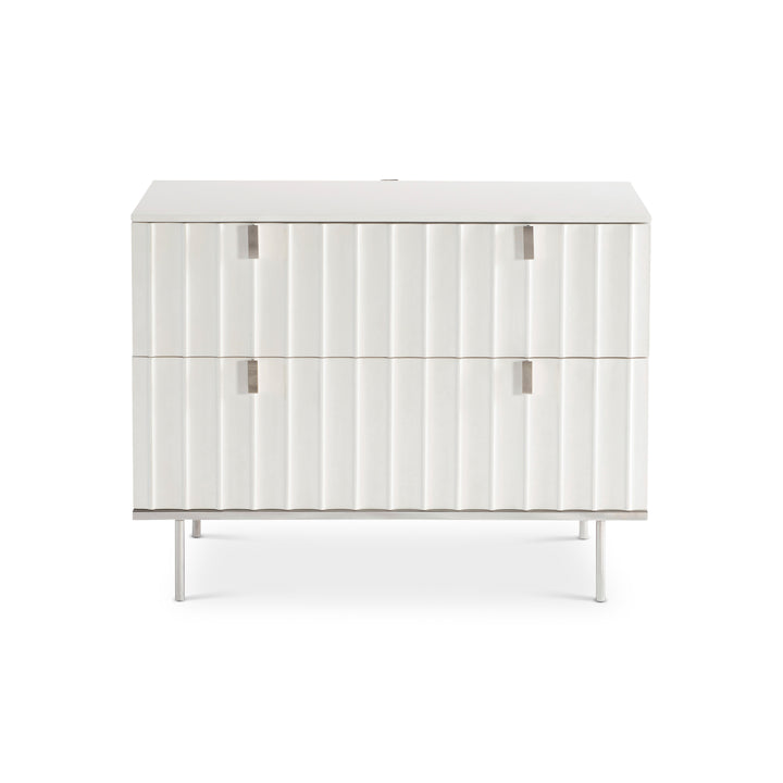 Modulum Faux Stone Nightstand