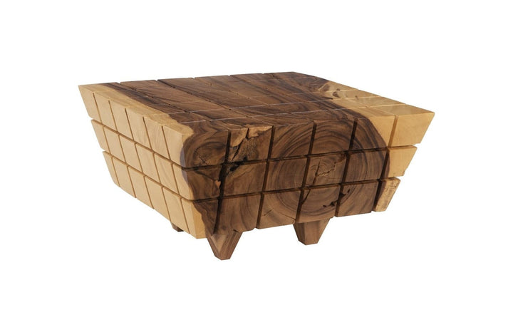 Cubed Coffee Table Natural-Phillips Collection-PHIL-TH101987-Coffee Tables-3-France and Son
