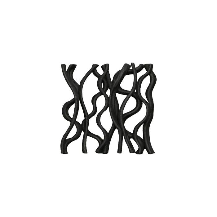 Vine Wall Tile Black-Phillips Collection-PHIL-TH112230-Wall Art-3-France and Son