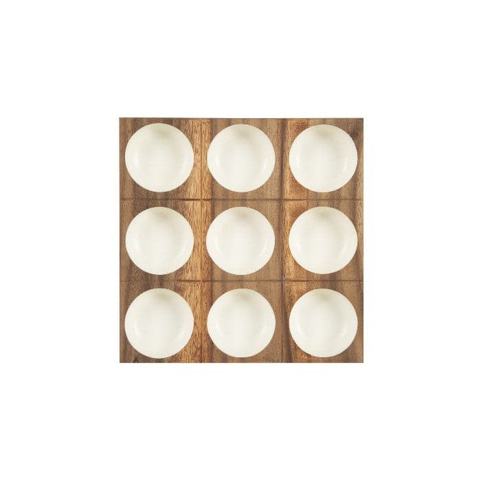 Puka Wall Tile 3x3, White-Phillips Collection-PHIL-TH64929-Decorative Objects-1-France and Son