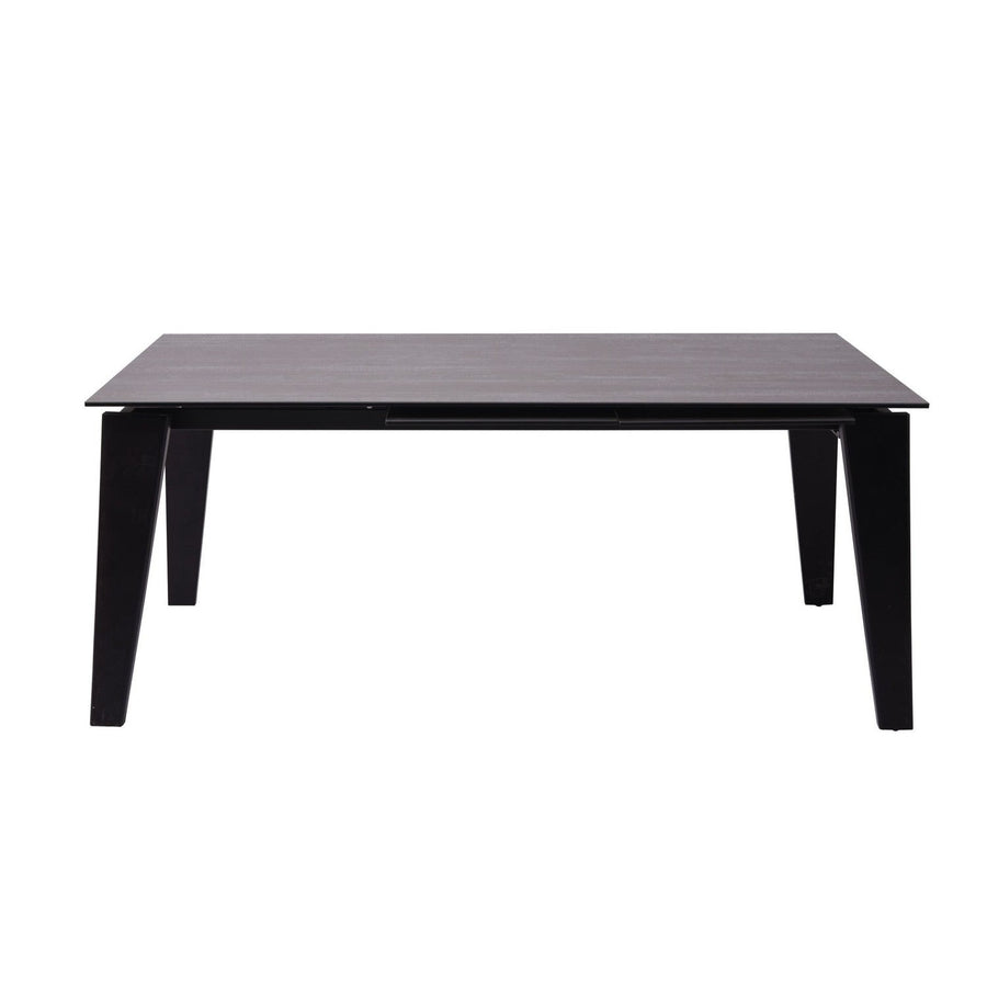 Theo Extendable Dining Table-Whiteline Modern Living-WHITELINE-DT1718-BLK-Dining Tables-1-France and Son