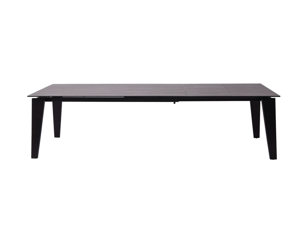 Theo Extendable Dining Table-Whiteline Modern Living-WHITELINE-DT1718-BLK-Dining Tables-2-France and Son