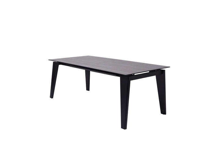 Theo Extendable Dining Table-Whiteline Modern Living-WHITELINE-DT1718-BLK-Dining Tables-3-France and Son
