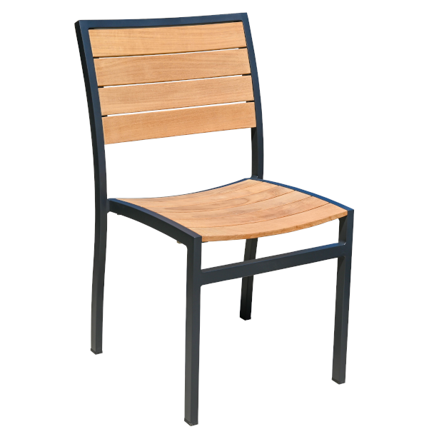 SoHo Stacking Side Chair-Three Birds Casual Outdoor-Threeb-SH06-B-Outdoor Dining ChairsBlack-1-France and Son