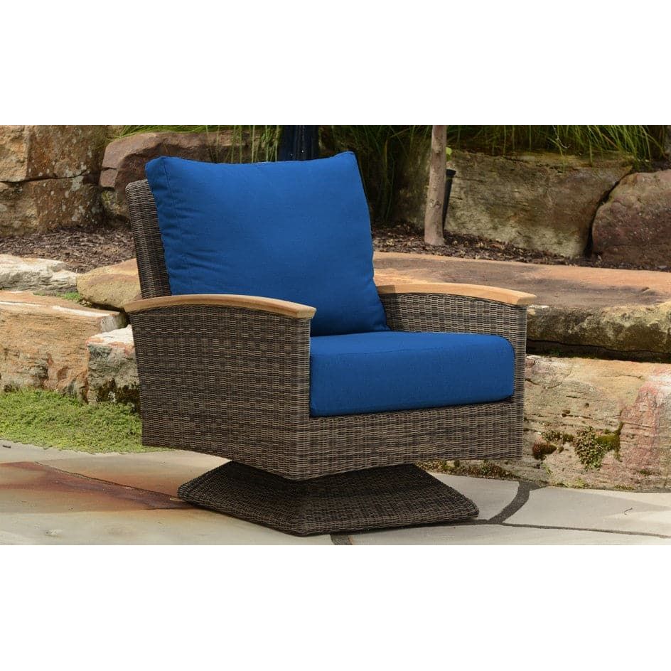 Bella Deep Seating Swivel Rocker-Three Birds Casual Outdoor-Threeb-BE50SB-Outdoor Lounge ChairsBrown-2-France and Son