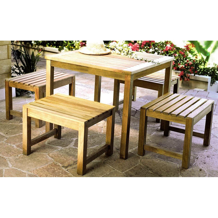 Brunswick Square Dining Table 36"-Three Birds Casual Outdoor-Threeb-BR36N-Outdoor Dining Tables-3-France and Son