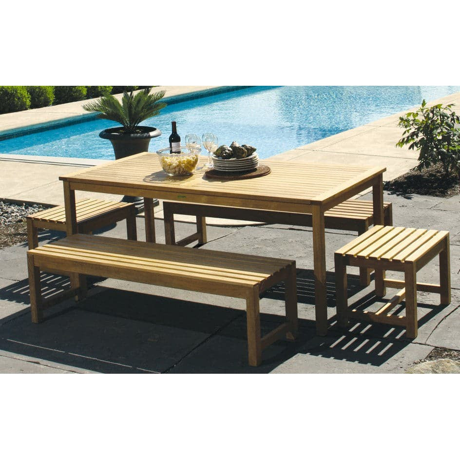 Brunswick Rectangle Dining Table 72"-Three Birds Casual Outdoor-Threeb-BR72N-Outdoor Dining Tables-3-France and Son