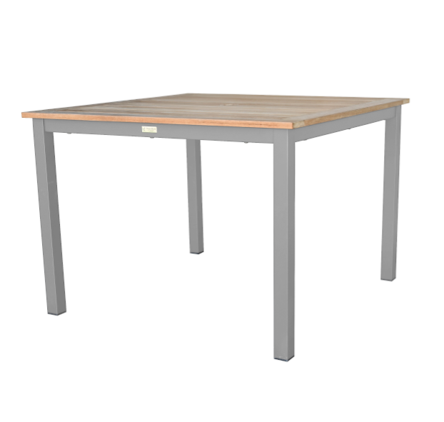 SoHo 42" Square Dining Table-Three Birds Casual Outdoor-Threeb-SH42-S-Outdoor Dining TablesSilver-3-France and Son