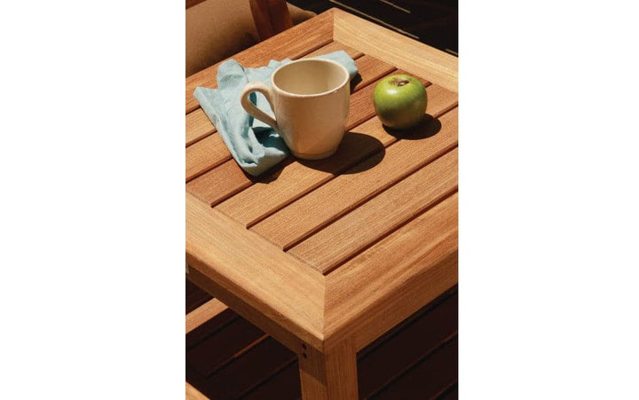 Newport Side Table with Lower Shelf-Three Birds Casual Outdoor-Threeb-NP22SH-Side Tables-4-France and Son