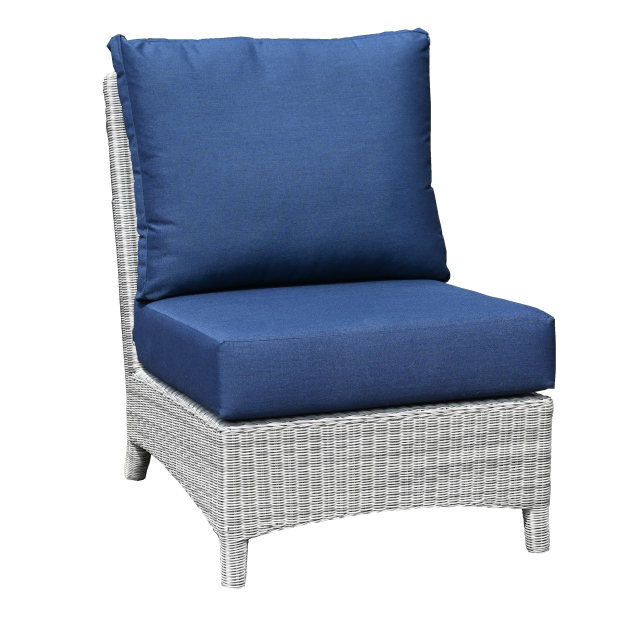 Bella Deep Seating Armless Chair-Three Birds Casual Outdoor-Threeb-BE10G-Outdoor Dining ChairsGray-2-France and Son