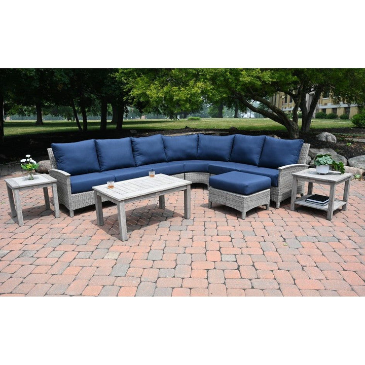 Bella Deep Seating Sectional Facing Settee