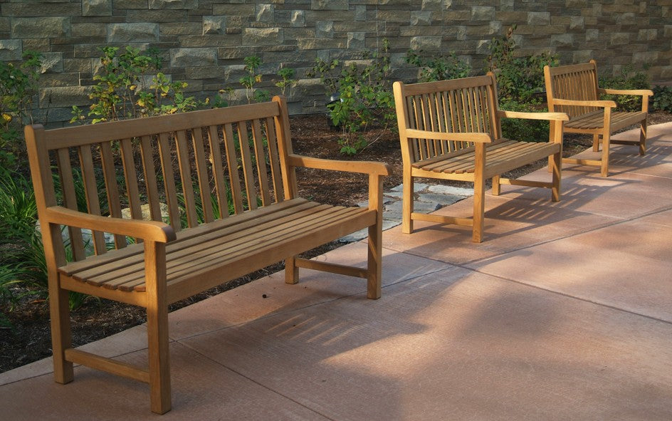 Classic Bench-Three Birds Casual Outdoor-Threeb-CL40-Benches4"-5-France and Son