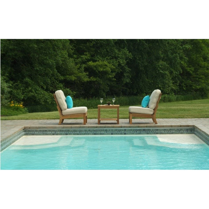 Newport Side Table with Lower Shelf-Three Birds Casual Outdoor-Threeb-NP22SH-Side Tables-2-France and Son
