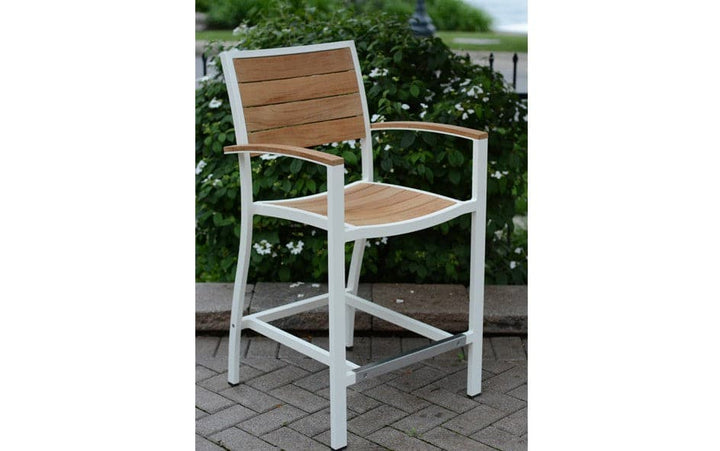 SoHo Counter Height Armchair-Three Birds Casual Outdoor-Threeb-SH11-S-Outdoor Dining ChairsSilver-3-France and Son
