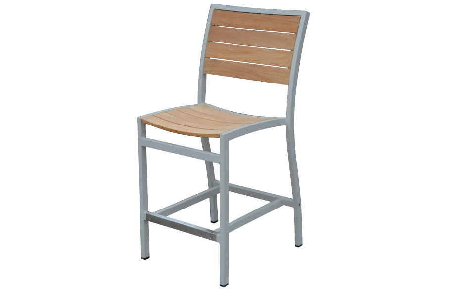 SoHo Counter Height Side Chair-Three Birds Casual Outdoor-Threeb-SH10-S-Outdoor Dining ChairsSilver-2-France and Son