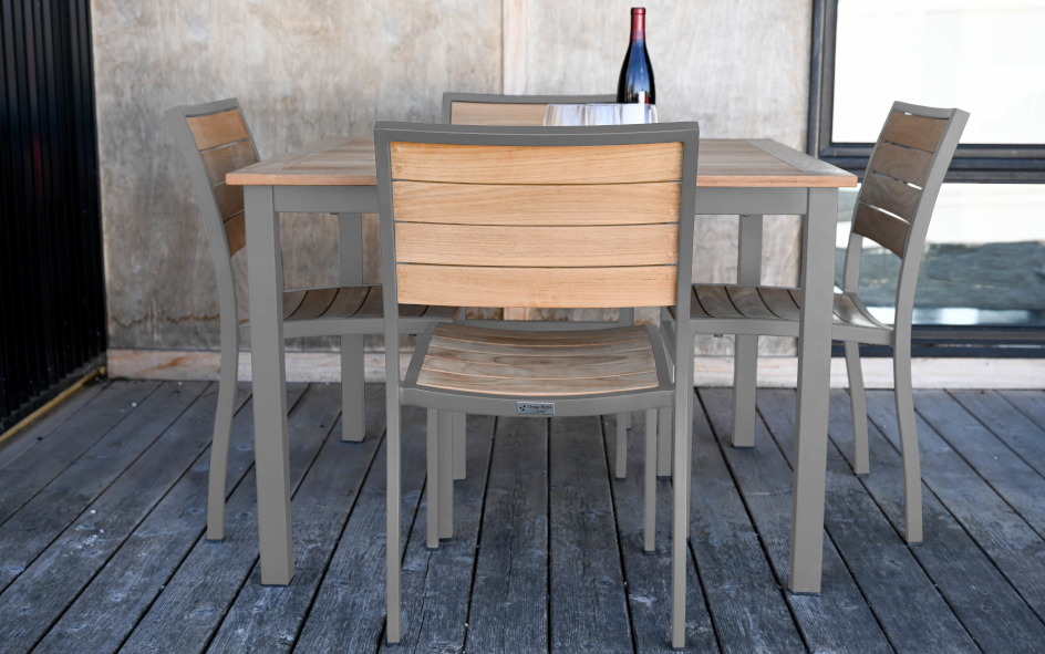 SoHo 42" Square Dining Table-Three Birds Casual Outdoor-Threeb-SH42-W-Outdoor Dining TablesWhite-4-France and Son