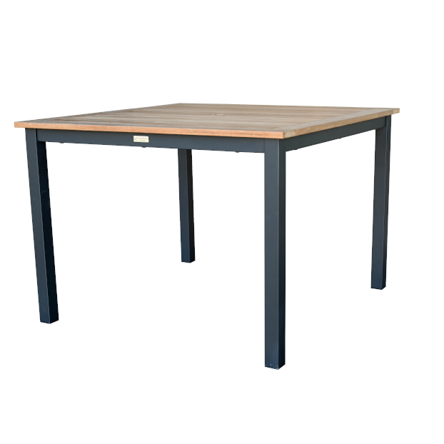 SoHo 42" Square Dining Table-Three Birds Casual Outdoor-Threeb-SH42-B-Outdoor Dining TablesBlack-5-France and Son
