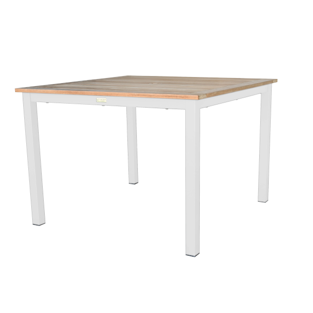 SoHo 42" Square Dining Table-Three Birds Casual Outdoor-Threeb-SH42-W-Outdoor Dining TablesWhite-1-France and Son
